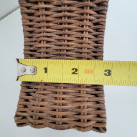 🌴🍍 TOMMY BAHAMA Rare Coastal Wicker Mantel Clock ~ Excellent Lk Nw Condition! - Picture 9 of 9